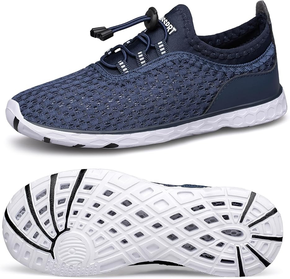 DOUSSPRT Water Shoes for Kids Boys Girls Quick Dry Beach Sports Swim Pool Aqua Shoes for Toddler/... | Amazon (US)