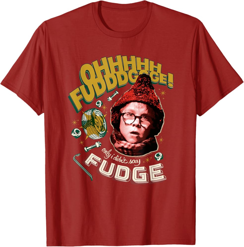 A Christmas Story Oh Fudge! T-Shirt | Amazon (US)