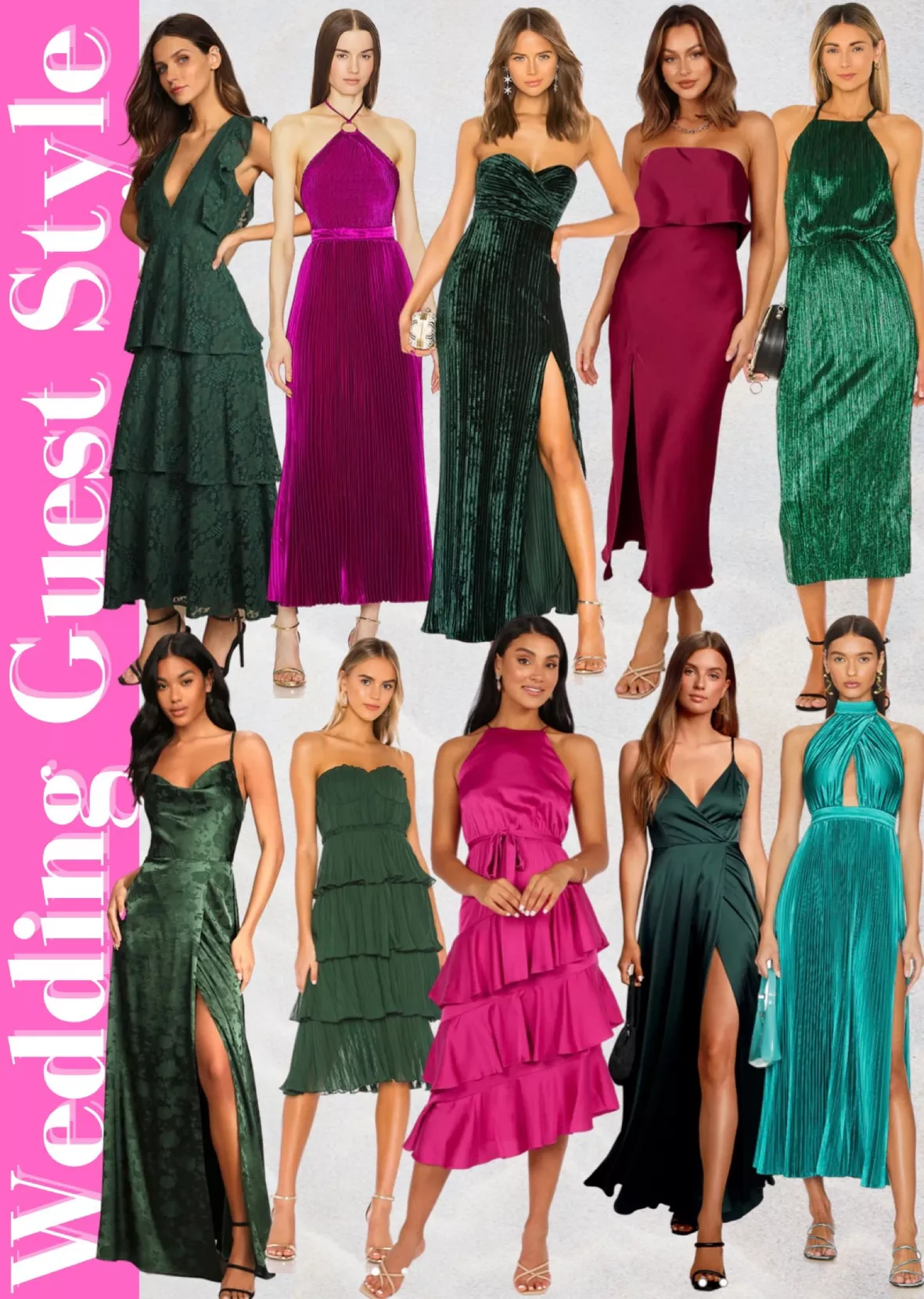 jewel tone dresses for wedding guest our current obsession: fall in rich tones on @emymoorebrookins tap the link in bio to shop her picks #lovelulus Wedding Guest Dresses for Grown