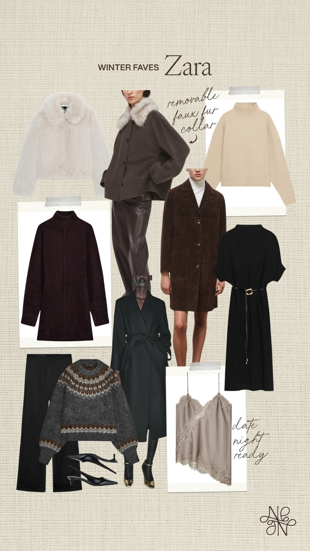 Winter fashion faves from Zara 🤩 Winter outfit Winter coat Faux fur coat Suede coat Date night outfit Fair isle sweater


#LTKFindsUnder100 #LTKSeasonal