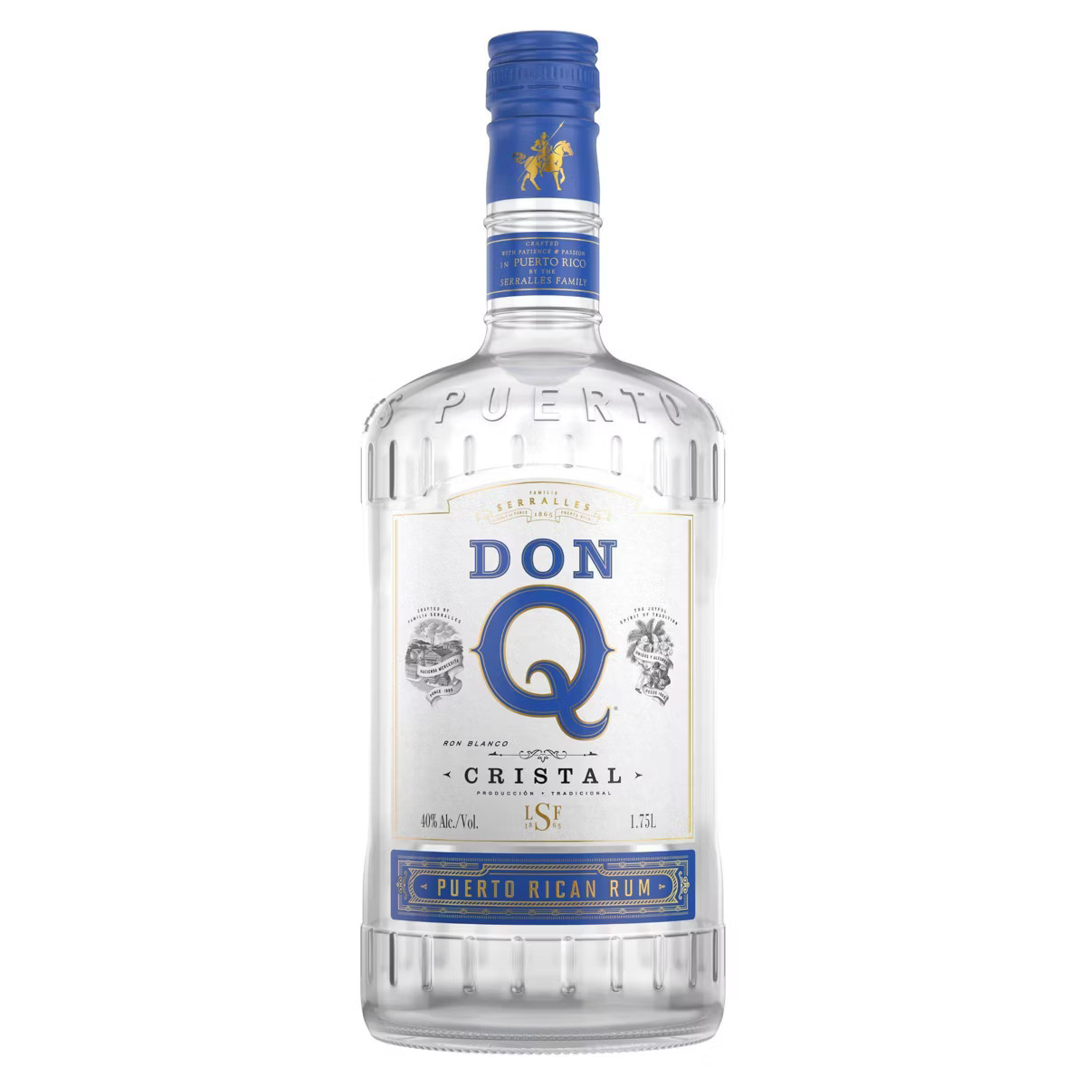 Don Q Cristal Rum - 1.75L Bottle | Target