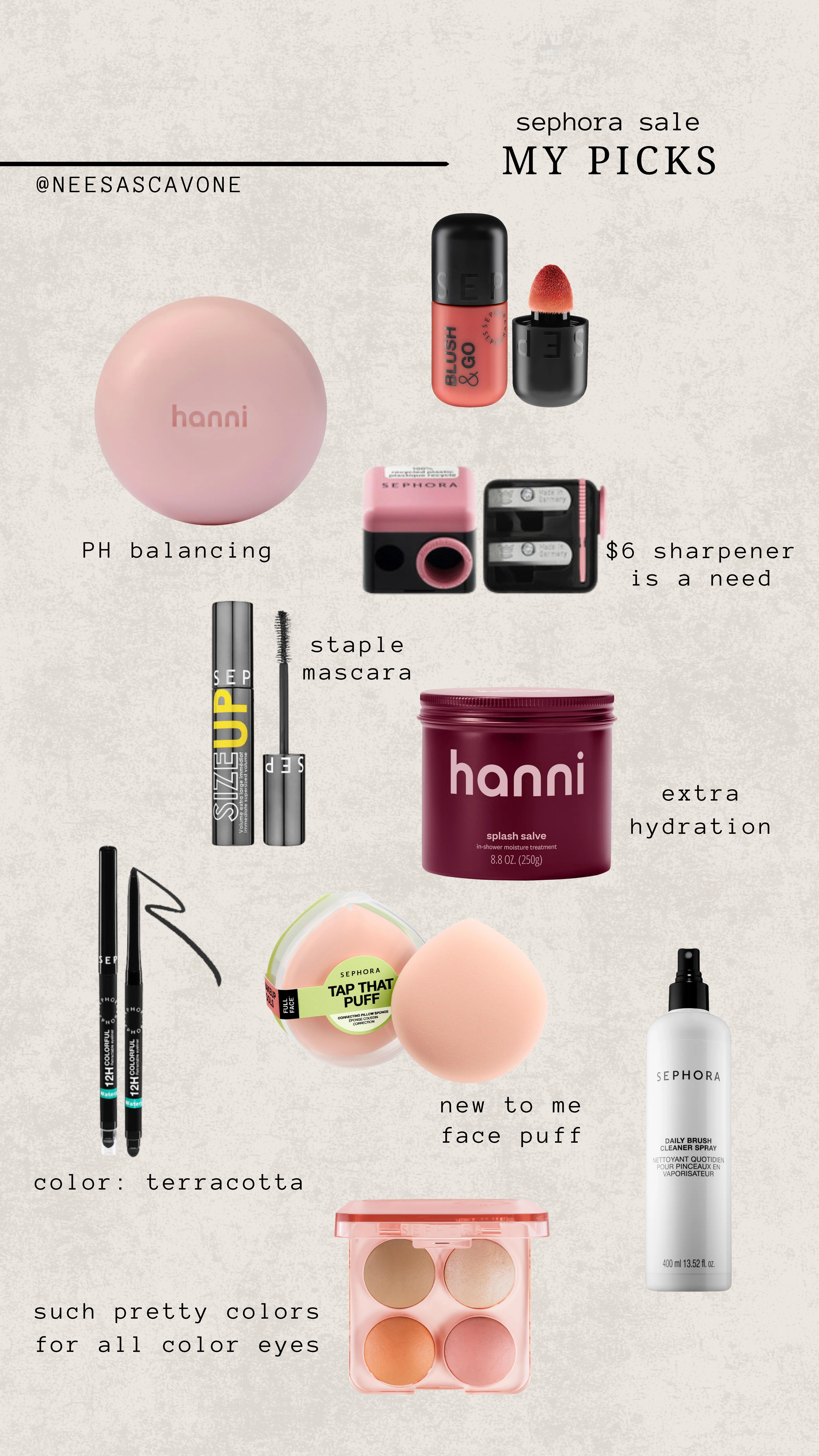 Sephora sale is LIVE 🤍 use code SPRINGSALE to save on all my go-to beauty staples + restocks ✨ these are the products I actually use on repeat—from everyday makeup to hydration must-haves. If you’ve been waiting to grab a few things, this is your sign 👏

#sephorasale #springsale #sephoradeals #sephoramusthaves #sephorafinds #beautyfavorites #makeupmusthaves #skincareessentials #everydaymakeup #hydrationskincare #cleanbeautyfinds #ltkbeauty #ltkfinds #ltkunder50 #beautydeals #makeuproutine #selfcareessentials #makeuplover #beautycommunity #salealert 

 #LTKselfcare #LTKSaleAlert #LTKBeauty