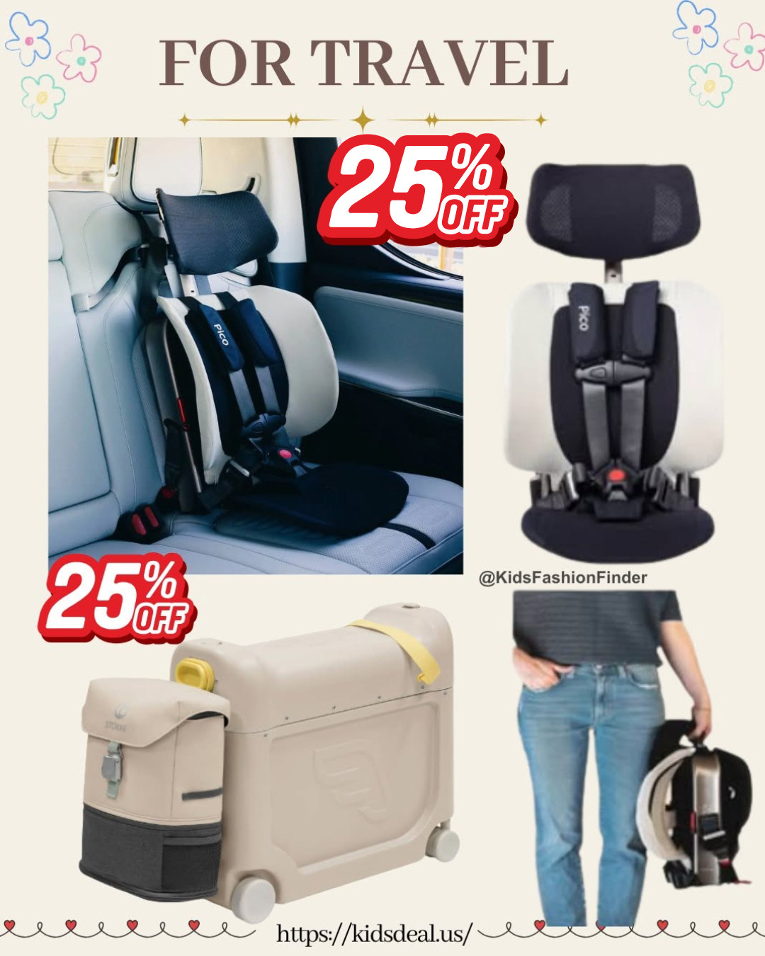 ✈️👶 Travel Essentials on Sale at Nordstrom Anniversary Sale ✨

Planning a family trip? These two travel favorites are 25% OFF! 💙

🚗 Wayb Pico Foldable Car Seat
⚖️ Only 8 lbs – lightweight and easy to carry
🧳 Foldable design, perfect for flights, road trips & rental cars
👶 Great for kids 2 years and up

🧳 Stokke JetKids BedBox
🛏️ Turns an airplane seat into a comfy bed for better sleep
🛞 Smooth 360° swivel wheels
🐾 Kids can ride it through the airport for extra fun!

If you're traveling with little ones, these are two of the best gear upgrades you can make! 🌎✈️💕

#NordstromAnniversarySale #WaybPico #StokkeJetKids #BedBox #TravelWithKids #TravelCarSeat #FoldableCarSeat #FamilyTravel #ToddlerTravel #BabyGear #TravelEssentials #AirportHack #MomLife #DealAlert #VacationReady ✈️💙

#LTKSaleAlert #LTKTravel #LTKKids
