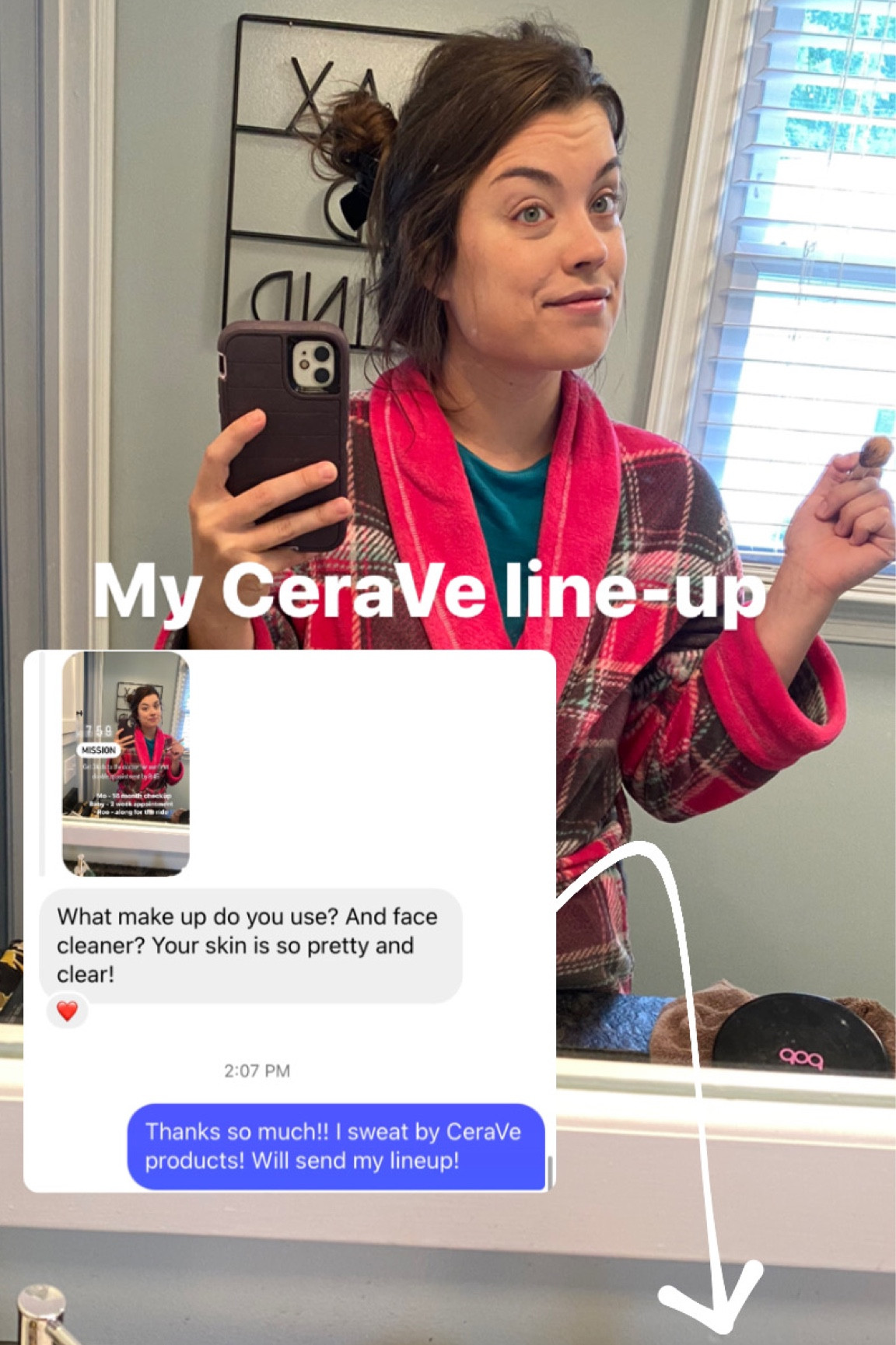 I swear by CeraVe products to help ensure clear skin especially their foaming facial cleanser, AM and PM moisturizers, and acne spot treatment

#LTKunder50 #LTKFind #LTKbeauty