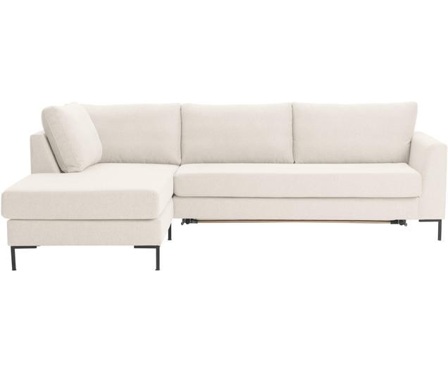 Beige Luna sofa bed with metal feet | WestwingNow EU