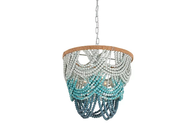 TOV Jade Beaded Chandelier | Ashley