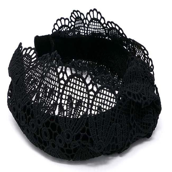 Luxe & Lace Knotted Headband | Bellefixe