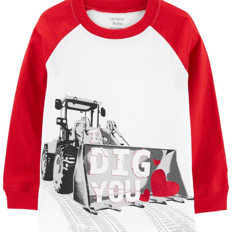 Baby Construction Valentine's Day Jersey Tee | Carter's