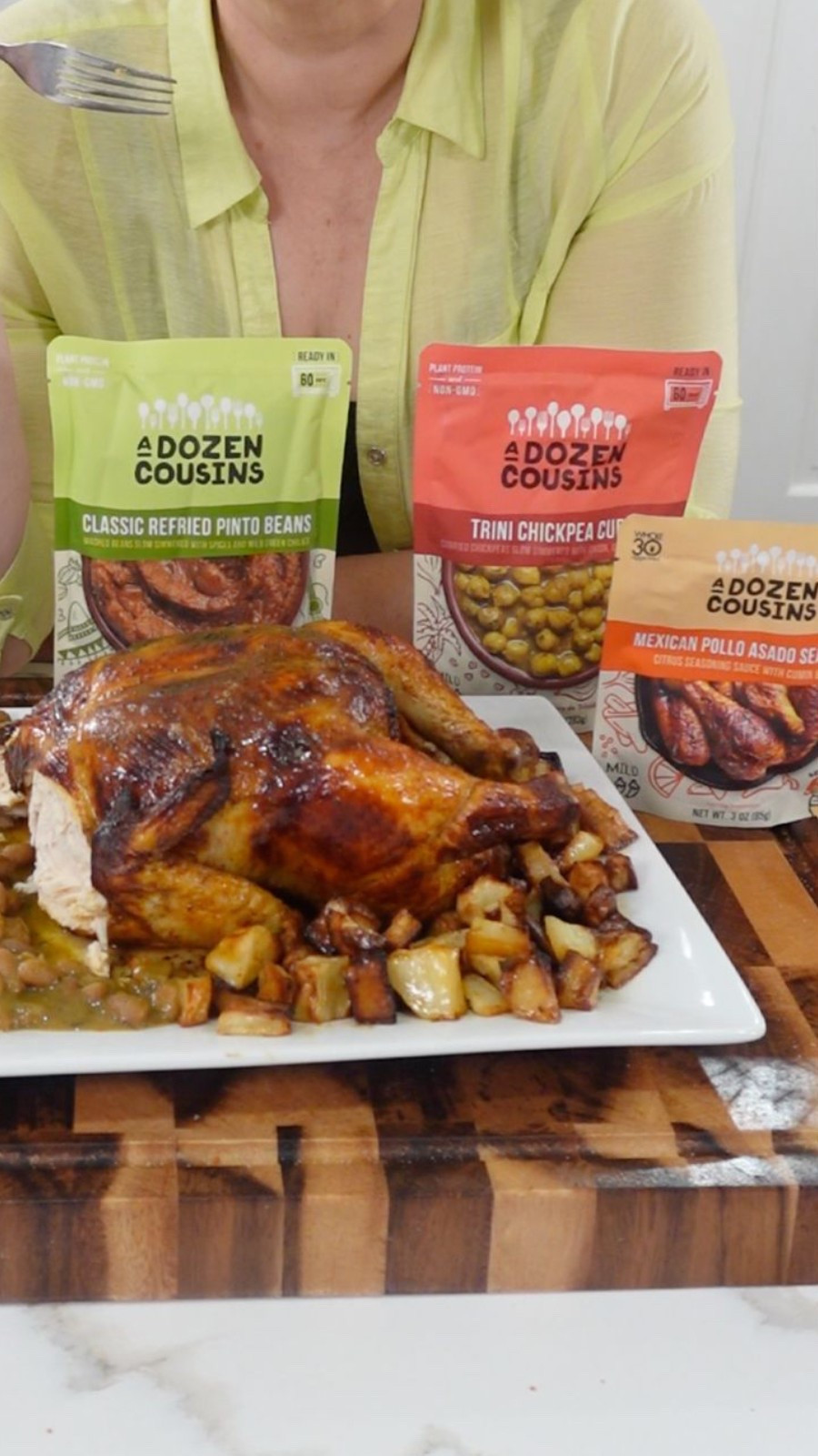 #WalmartPartner These delicious, ready-to-use Pollo Asado Seasoning and Chile Verde Beans from A Dozen Cousins are a total game changer for quick, flavorful meals!  Whether you’re meal prepping or need a wholesome side dish, these beans bring bold, traditional flavors to your table in minutes.
@Walmart is uplifting Black-led brands, and as a Latina, I know that when we support each other, we all win!  You can find everything you need to create this delicious meal right here in my LTK shop! 
#Walmart

#LTKSeasonal #LTKStyleTip