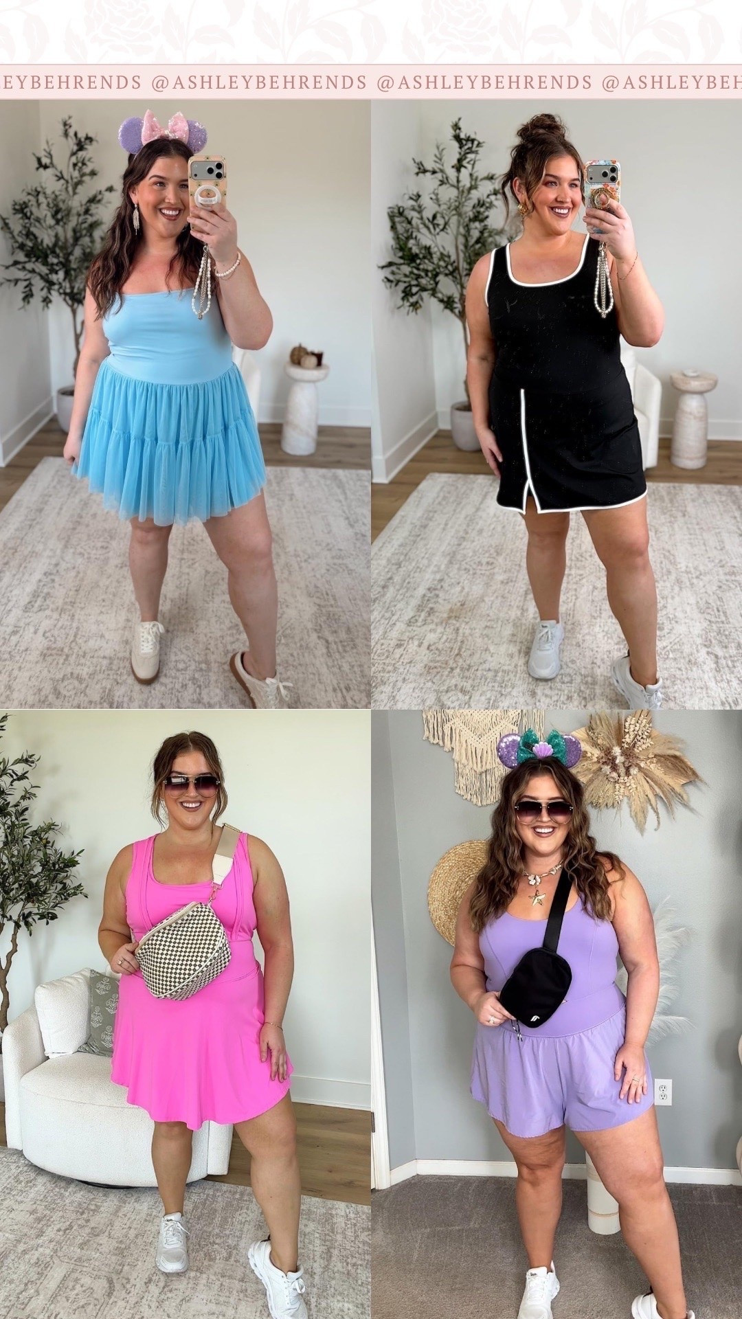 It still feels like summer at Disney, and these plus size approved athletic dresses keep you cool, comfortable and looking adorable! I love the fun bright colors that work so well with all the fun ears to really get into the Disney magic spirit! 
Disney outfit inspiration, plus size Disney look

#LTKPlusSize #LTKSeasonal