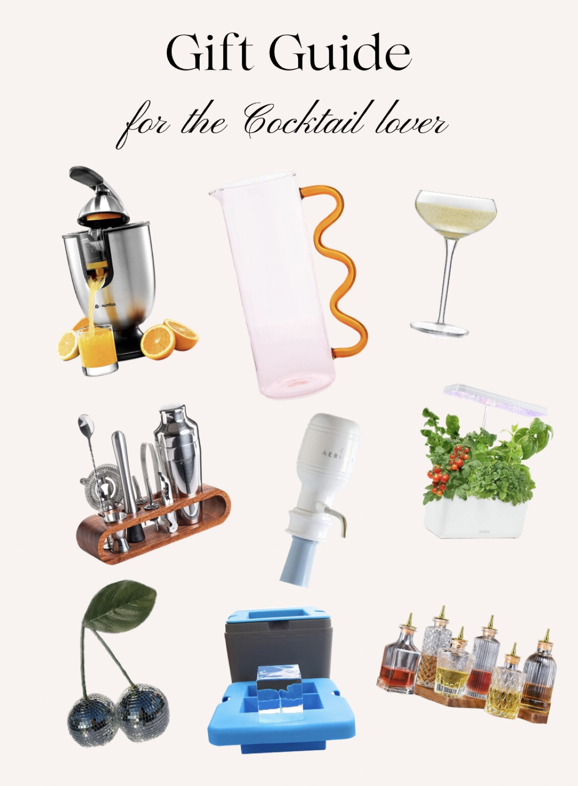Gifts for your cocktail loving bestie!