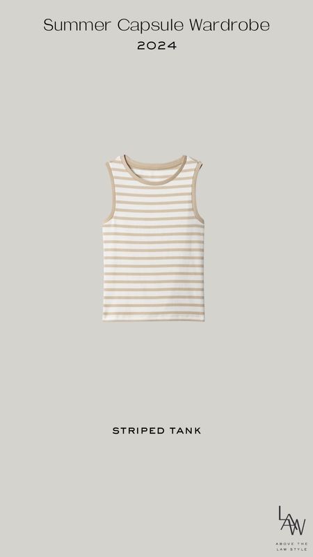 Summer Capsule: Stripe Tank

#LTKfindsunder50 #LTKfindsunder100 #LTKstyletip