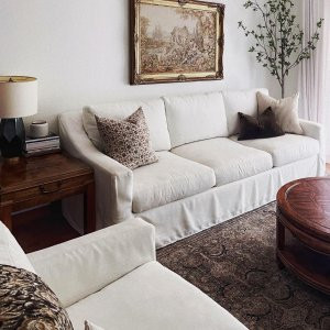 York Slope Arm Slipcovered Sofa (60"-108") | Pottery Barn (US)