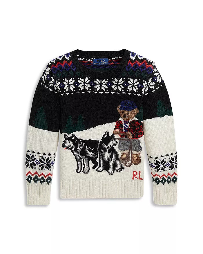 Boys' Polo Bear Sweater - Little Kid, Big Kid | Bloomingdale's (US)