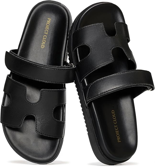 Project Cloud 100% Genuine Leather Sandals for Women Footwear - Stylish Womens Sandals with Plush... | Amazon (US)