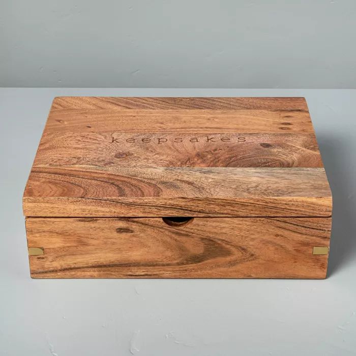 Wood 'Keepsakes' Box - Hearth & Hand™ with Magnolia | Target