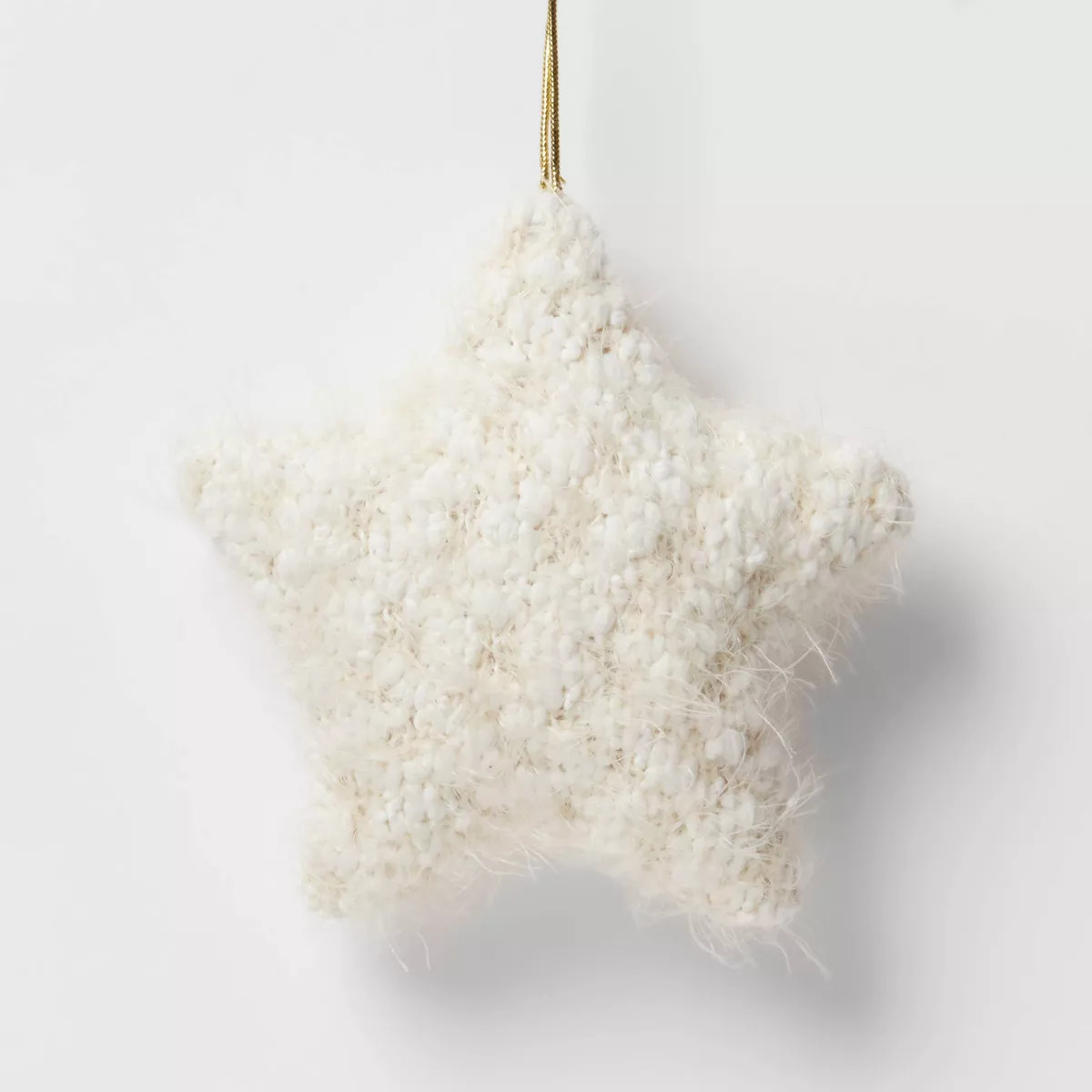 Knit Fabric Star Christmas Tree Ornament White - Wondershop™ | Target