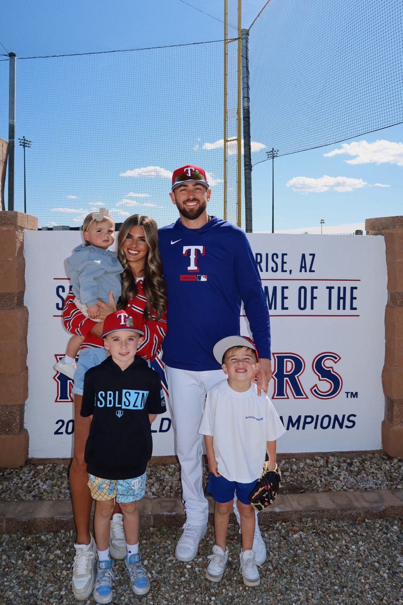 Spring training ❤️⚾️ baseball is back!! 🫶🏼#baseball #family #gameday 