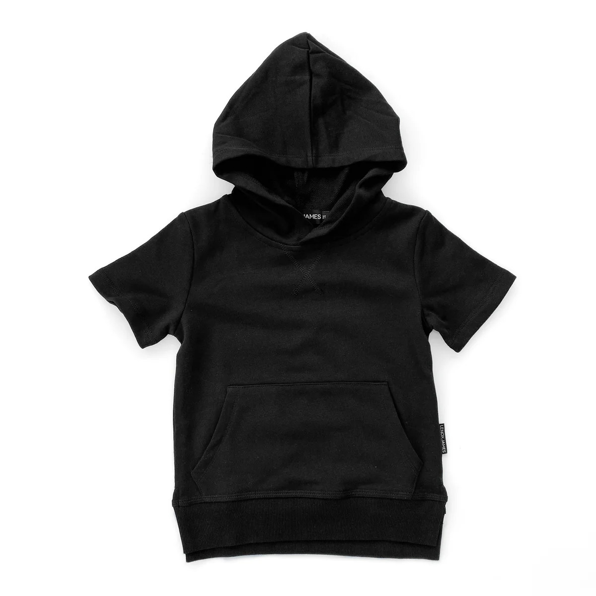 HOODED SWEATSHIRT - BLACK | LENOX JAMES