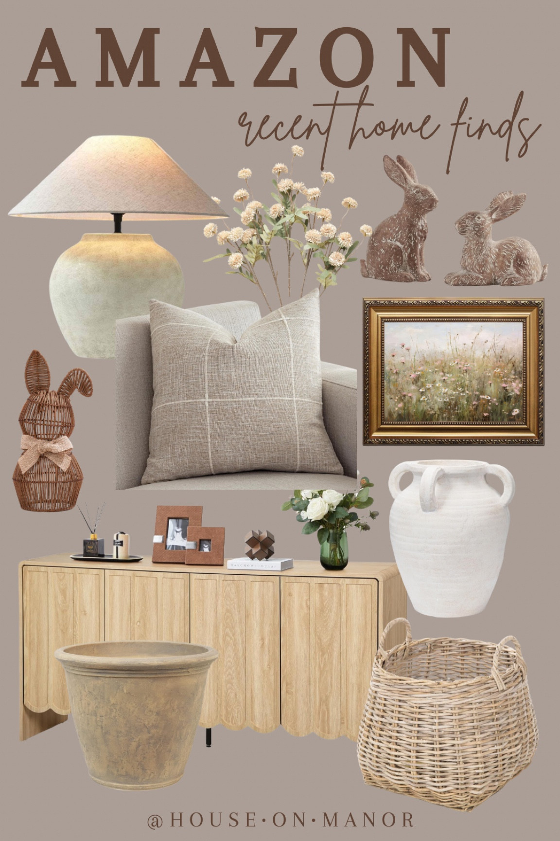 Amazon neutral spring/easter finds I'm loving!

Amazon home, spring home,  spring decor, neutral home drcor, spring stems, rattan bunny, planter, wicker basket, spring art, easter art, neutral pillows, easter decor, Easter home decor, modern home decor

#LTKHome #LTKStyleTip #LTKSeasonal