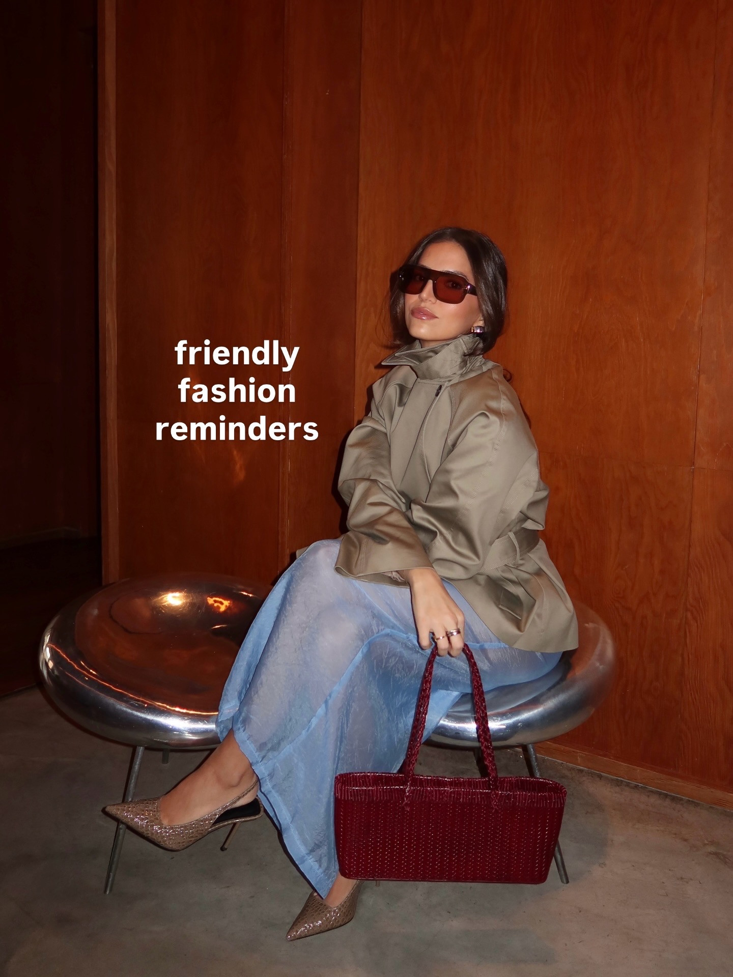 spring ootd! sheer light blue skirt paired with a high-collar trench and sleek slingback heels 🩵✨ 

 #LTKgrwm #LTKootd #LTKSeasonal