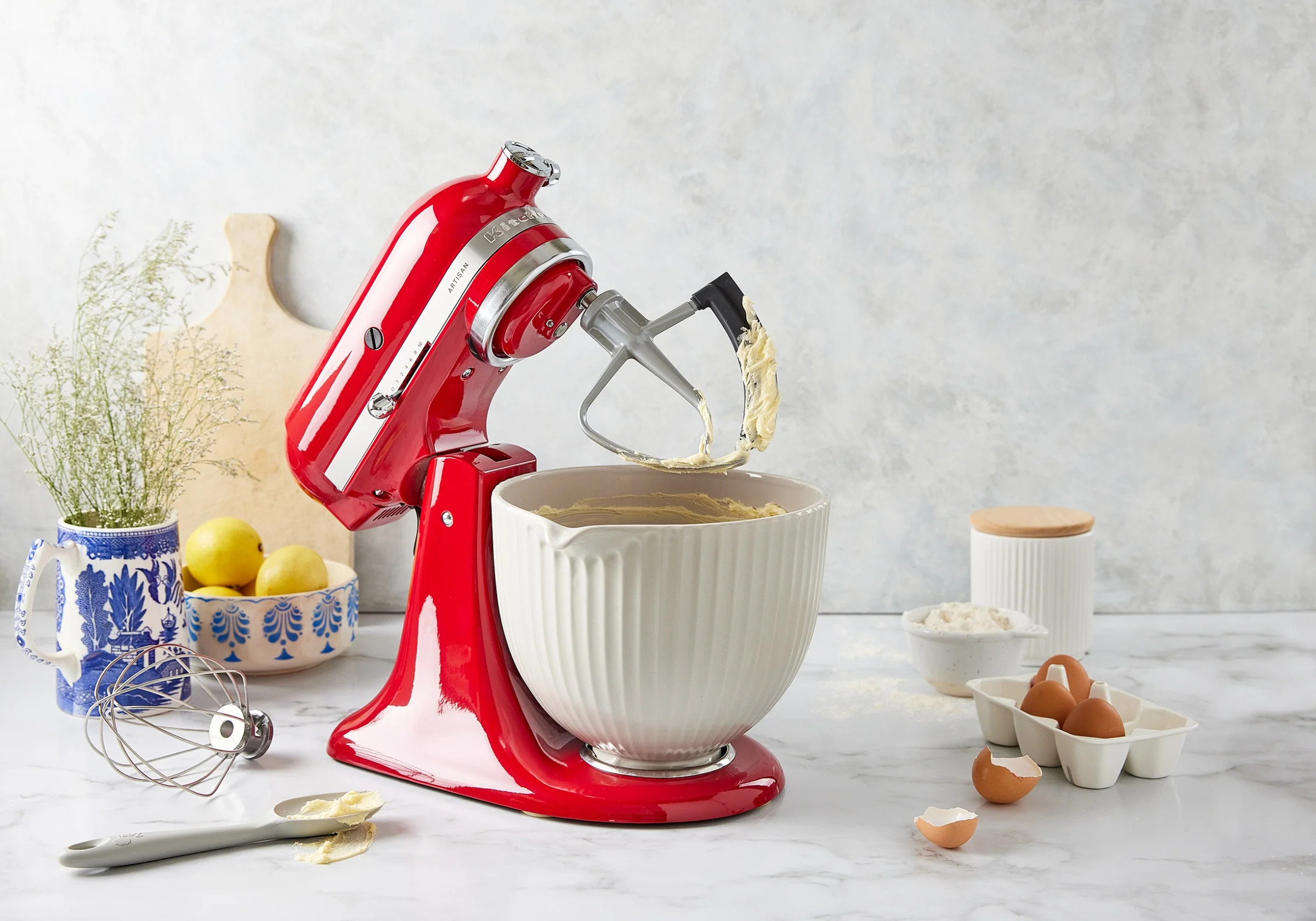 4.7L Ceramic Bowl Classic Columns 5KSM2CB5PCC | KitchenAid | KitchenAid Australia