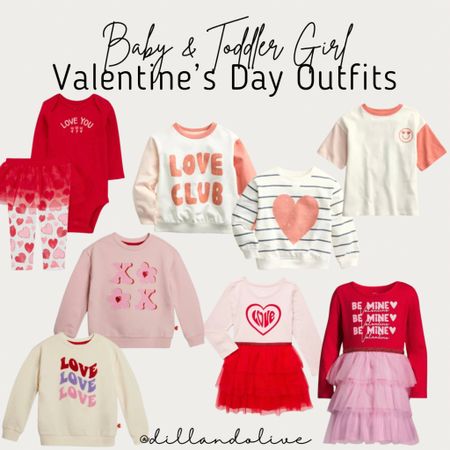 Baby & Toddler Girl Valentine’s Day Outfits | Valentine’s Day Pajamas | Valentine’s Day Dress | Vday T-shirt #LTKHoliday 

#LTKGiftGuide #LTKSeasonal #LTKkids