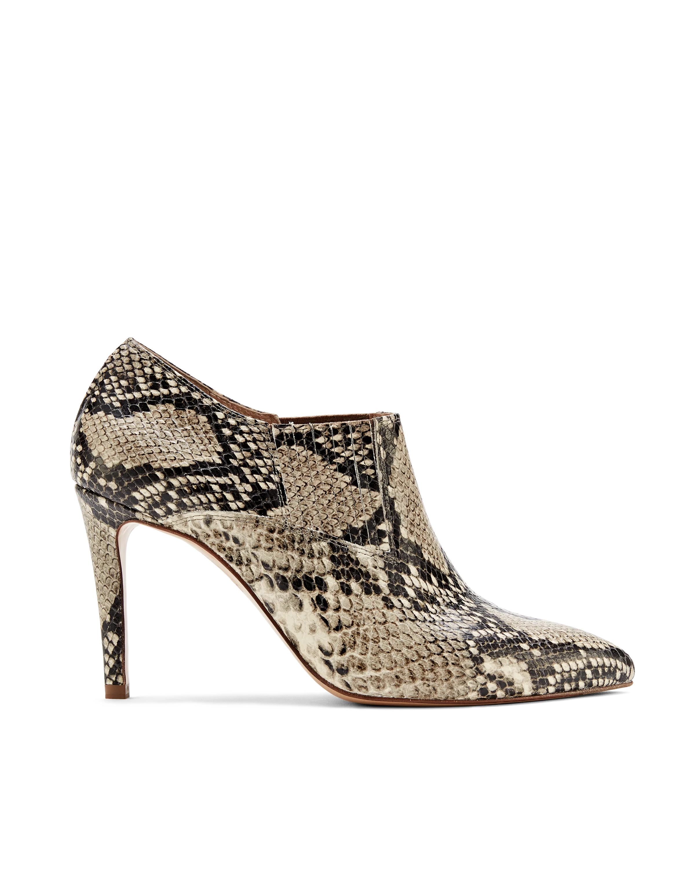 Marisol 90: Natural Snake Emboss | Inez Shoes, LLC