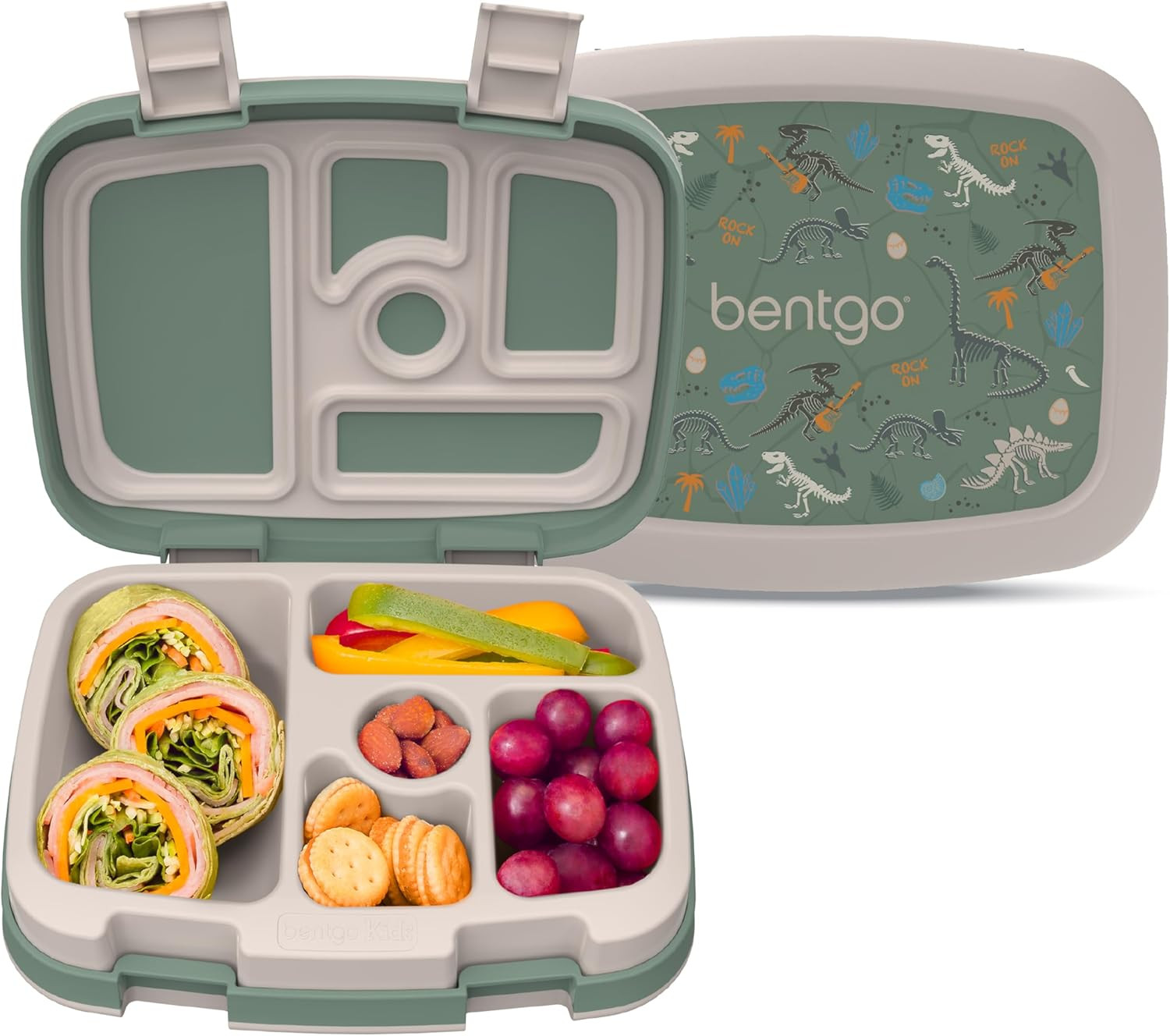 Bentgo Kids Prints Leak-Proof 5-Compartment Bento-Style Kids Lunch Box | Amazon (US)