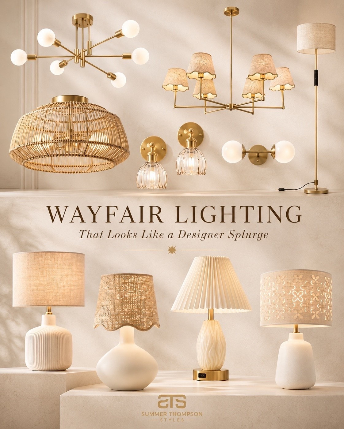 Designer lighting without the designer price tag, Wayfair is seriously delivering! 😍✨ I rounded up the most stunning affordable lighting finds that look like they cost way more than they did. Your space will never be the same! 💡🏡 Wayfair home finds Wayfair lighting Lighting decor Luxury look for less

Summerthompsonstyles

#LTKHome #LTKSaleAlert