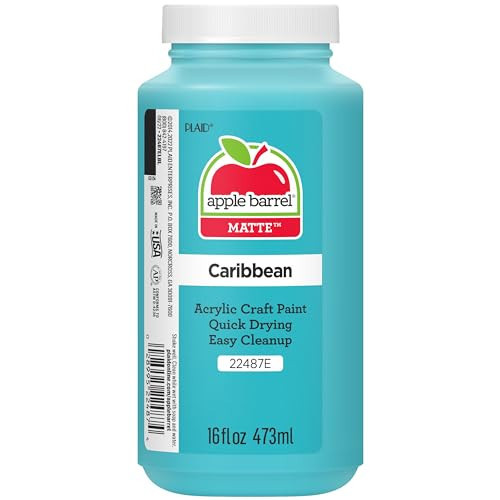 Apple Barrel Caribbean Acrylic Paint, 16 Fl Oz (Pack of 1) | Amazon (US)