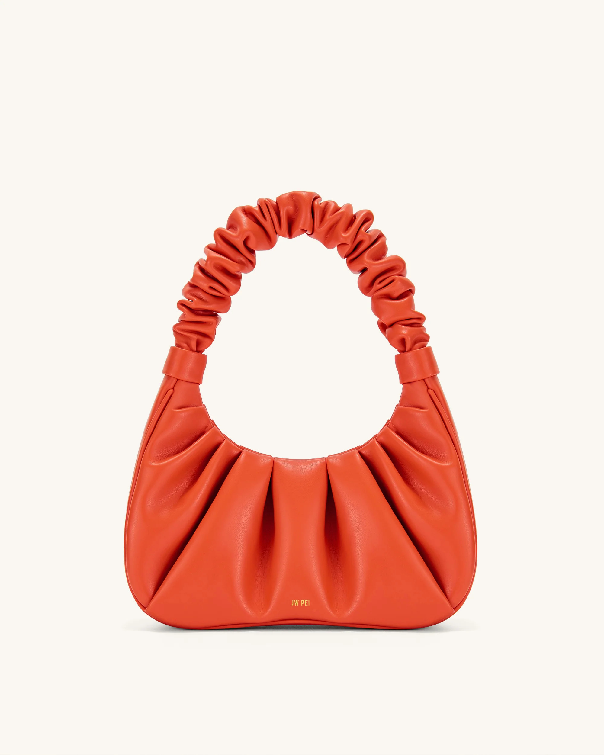 Gabbi Ruched Hobo Handbag - Scarlet | JW PEI US