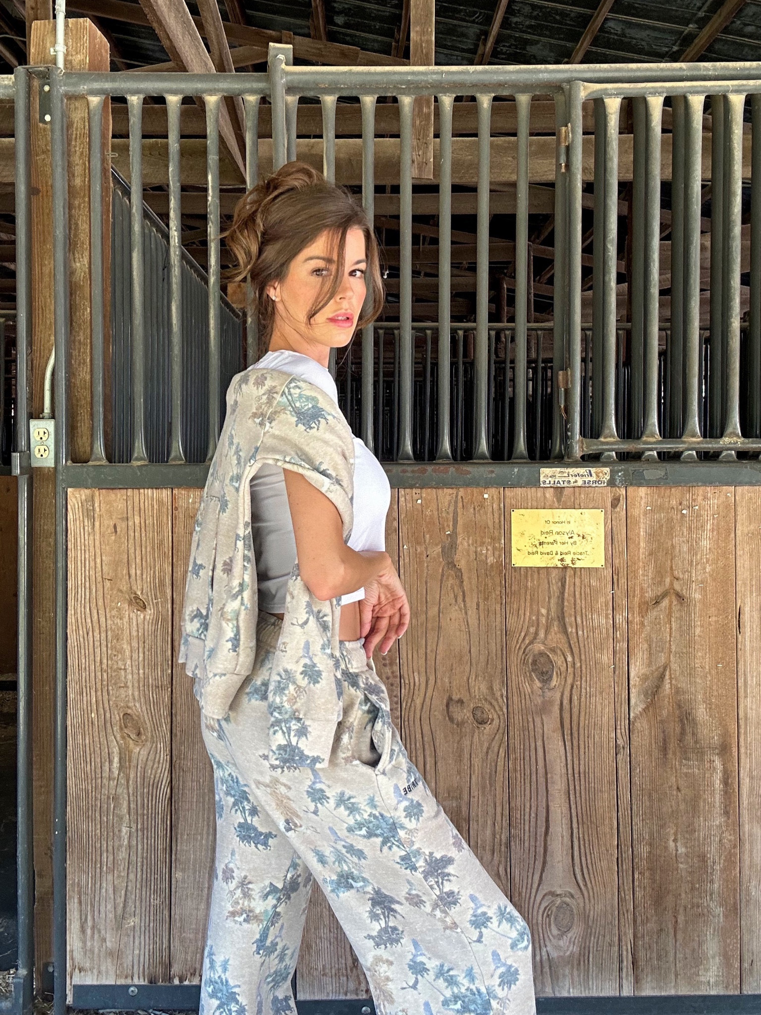 The perfect sweatsuit exists… Tribe Kelleys Beach Cowboy set in butter fabric is a must have for travel or day to day activities. 
