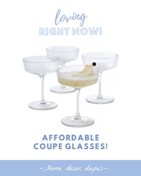 Whether your shopping for a gift or hosting a holiday party…I found some affordable coupe champagne glasses that I’m loving right now!!

I’ve compiled a variety from fluted to colored but some are low in stock so if you love them, I would buy today! Plus shipping deadlines are approaching! I know HomeGoods requires you but today to receive in time…and I love the HomeGoods gold rimmed coupe option I linked! Cheers friends!! 🥂✨🍾

#LTKunder50 #LTKGiftGuide #LTKHoliday
