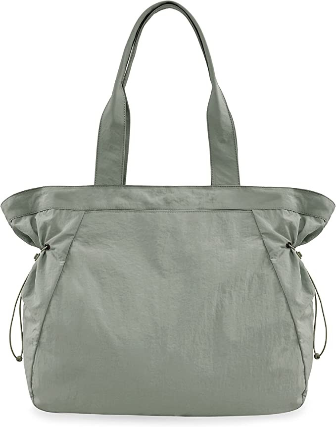 ODODOS 18L Side-Cinch Shopper Bags Lightweight Shoulder Bag Tote Handbag for Shopping Workout Bea... | Amazon (US)