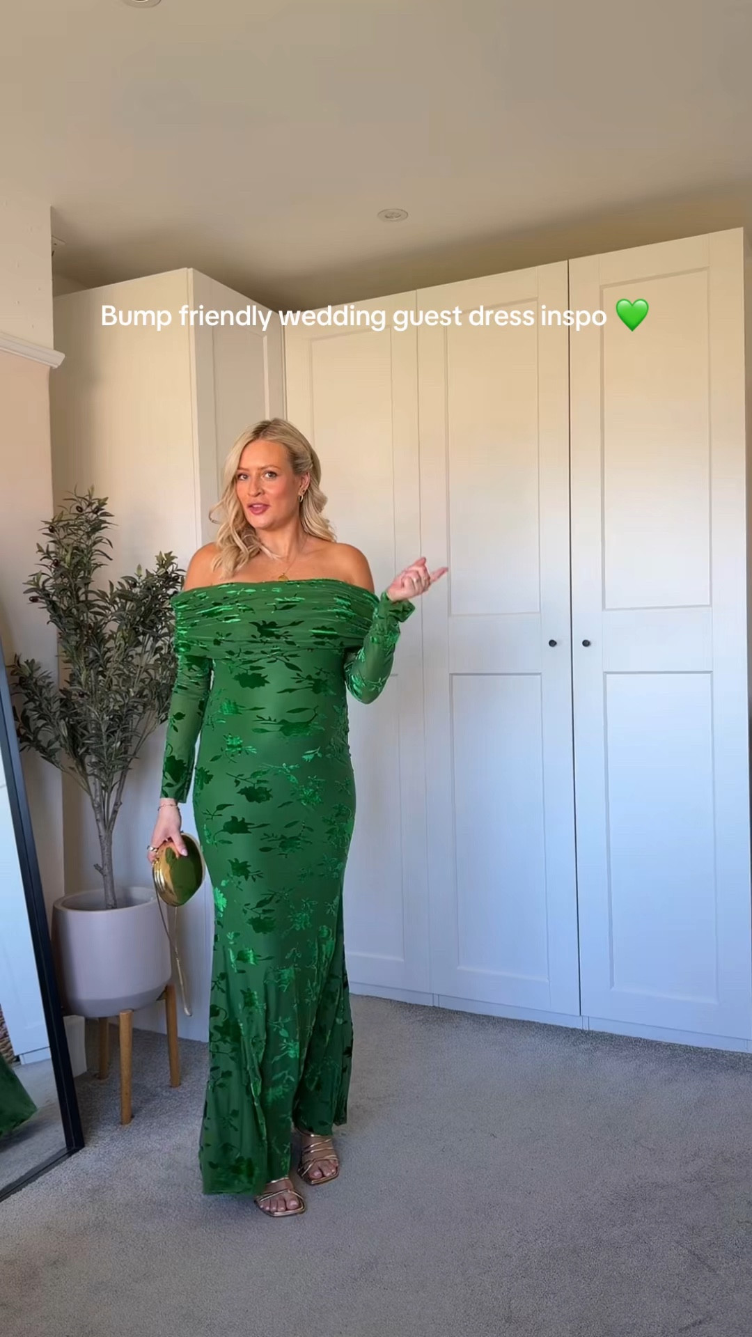 Wearing size small - use code LTK10 to save 💚

Wedding guest, wedding guest dress, bump friendly wedding guest dress 

#LTKsummer #LTKdresses