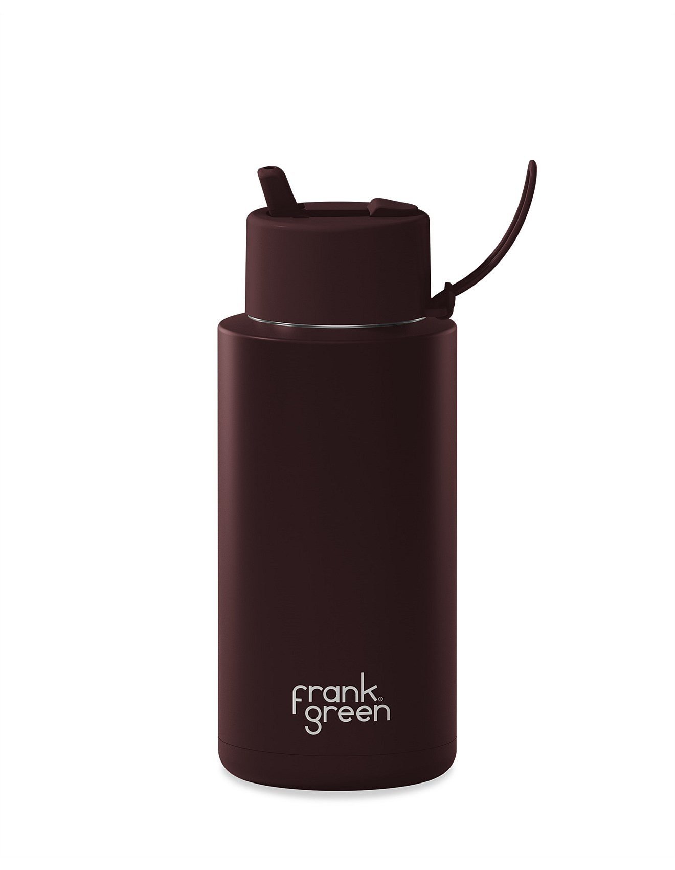 34oz SSC Reusable Bottle Chocolate with Flip Straw Lid Chocolate / 1L | David Jones (Australia & New Zealand)