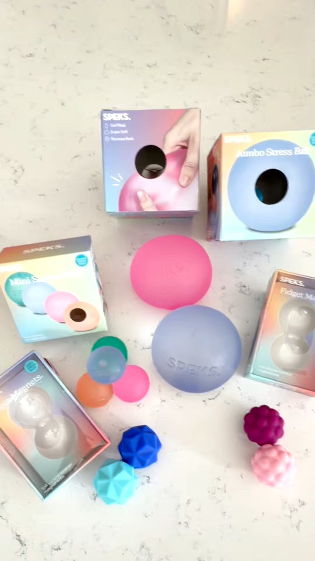 Speks for stocking stuffers!!! These are awesome fidgets and very popular! For the textured balls, you can use them all together!

#LTKKids #LTKGiftGuide #LTKHoliday