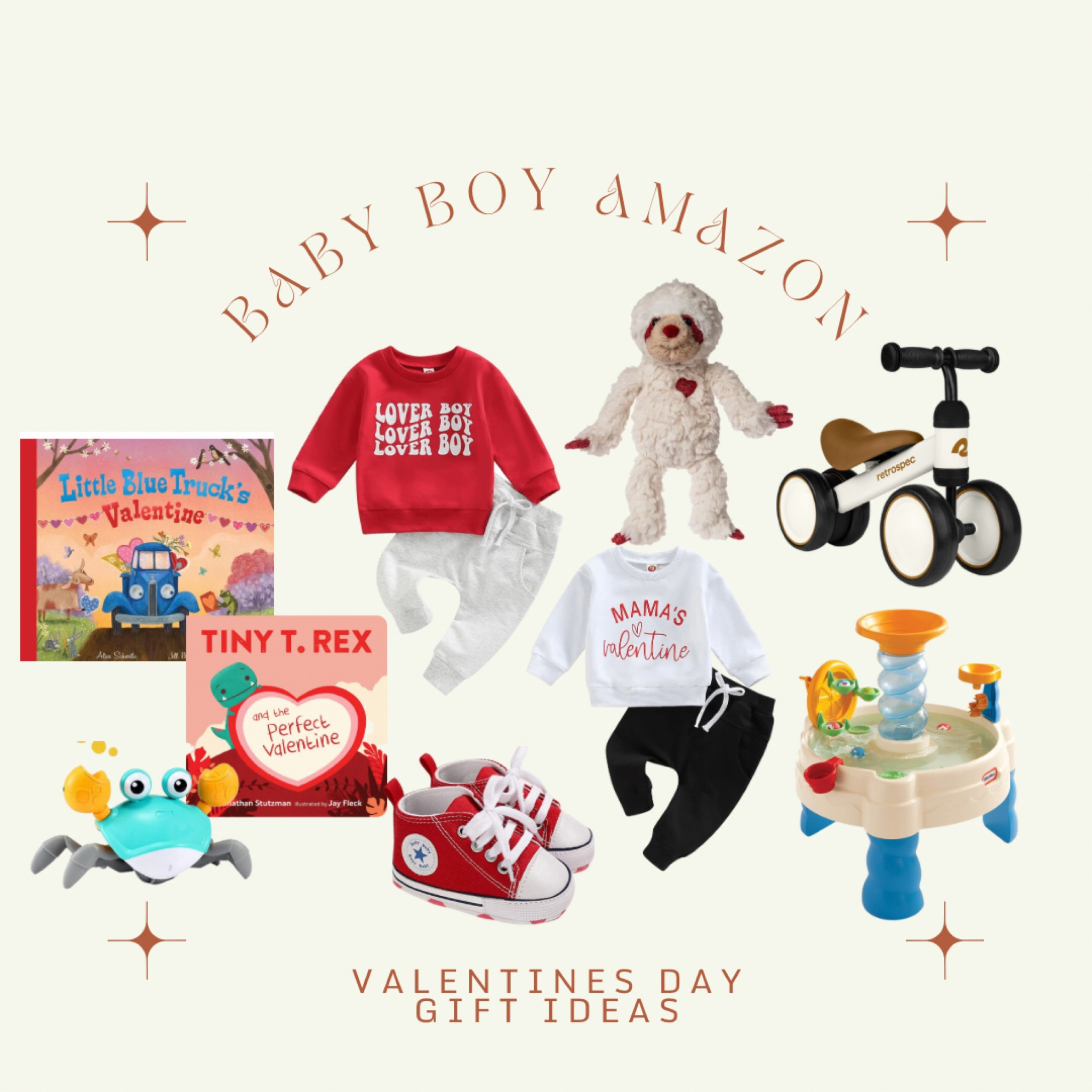 Valentine's Day

Baby
Amazon finds 
Valentines
Be mine 
Valentines Day Outfit
Valentines Day Books
Crawling Crab 
Water Table
Bike
First Bike
Baby Shoes

#LTKGiftGuide #LTKbaby #LTKFind