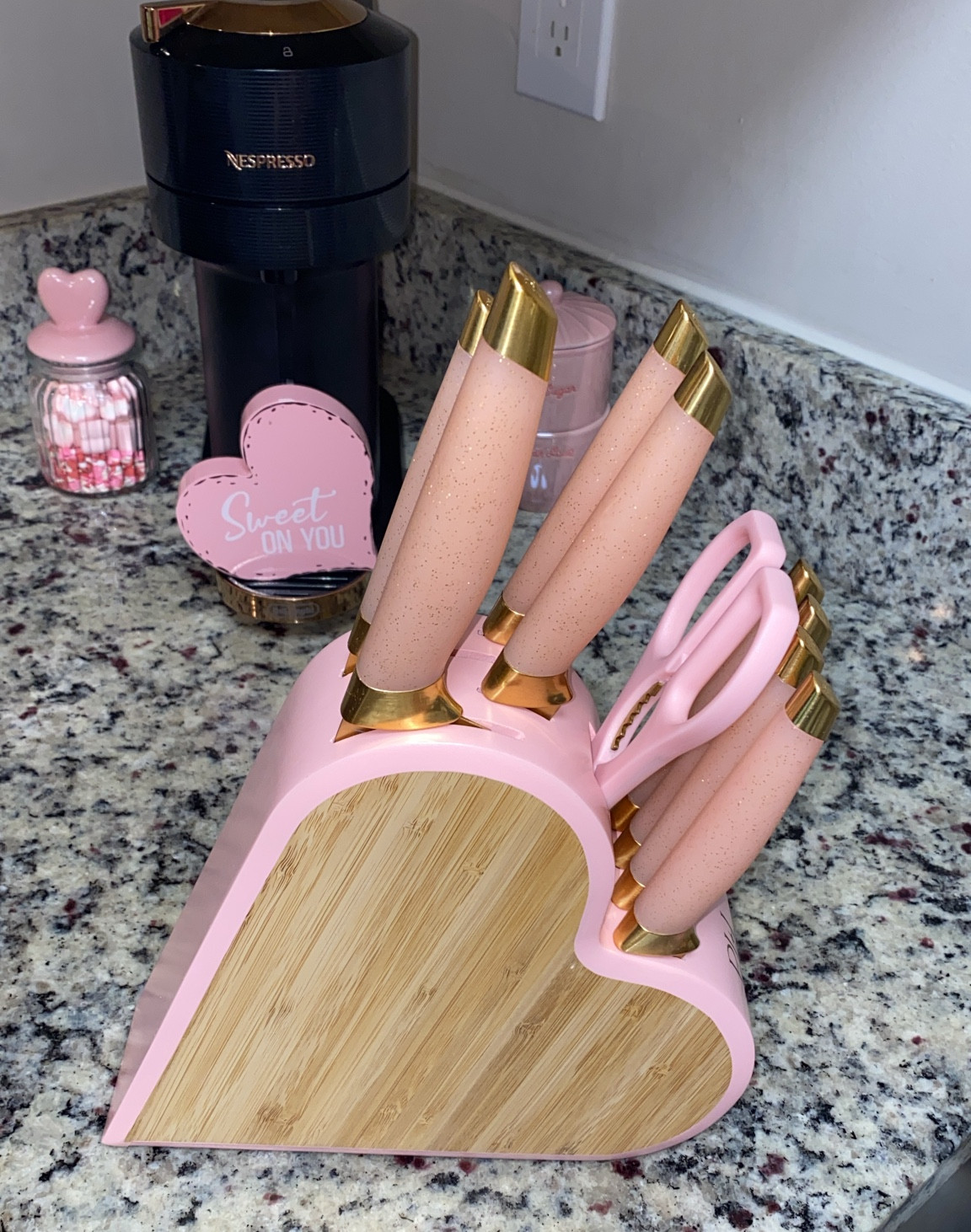 The perfect knife set for my kitchen. 💕

#Valentines #valentinesday #valentinesdaydecor #kitchen #pink #knifeset

#LTKhome #LTKMostLoved 

#LTKFindsUnder100 #LTKHome #LTKGiftGuide