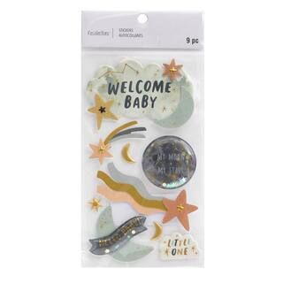 Moon & Stars Welcome Baby Stickers by Recollections™ | Michaels Stores