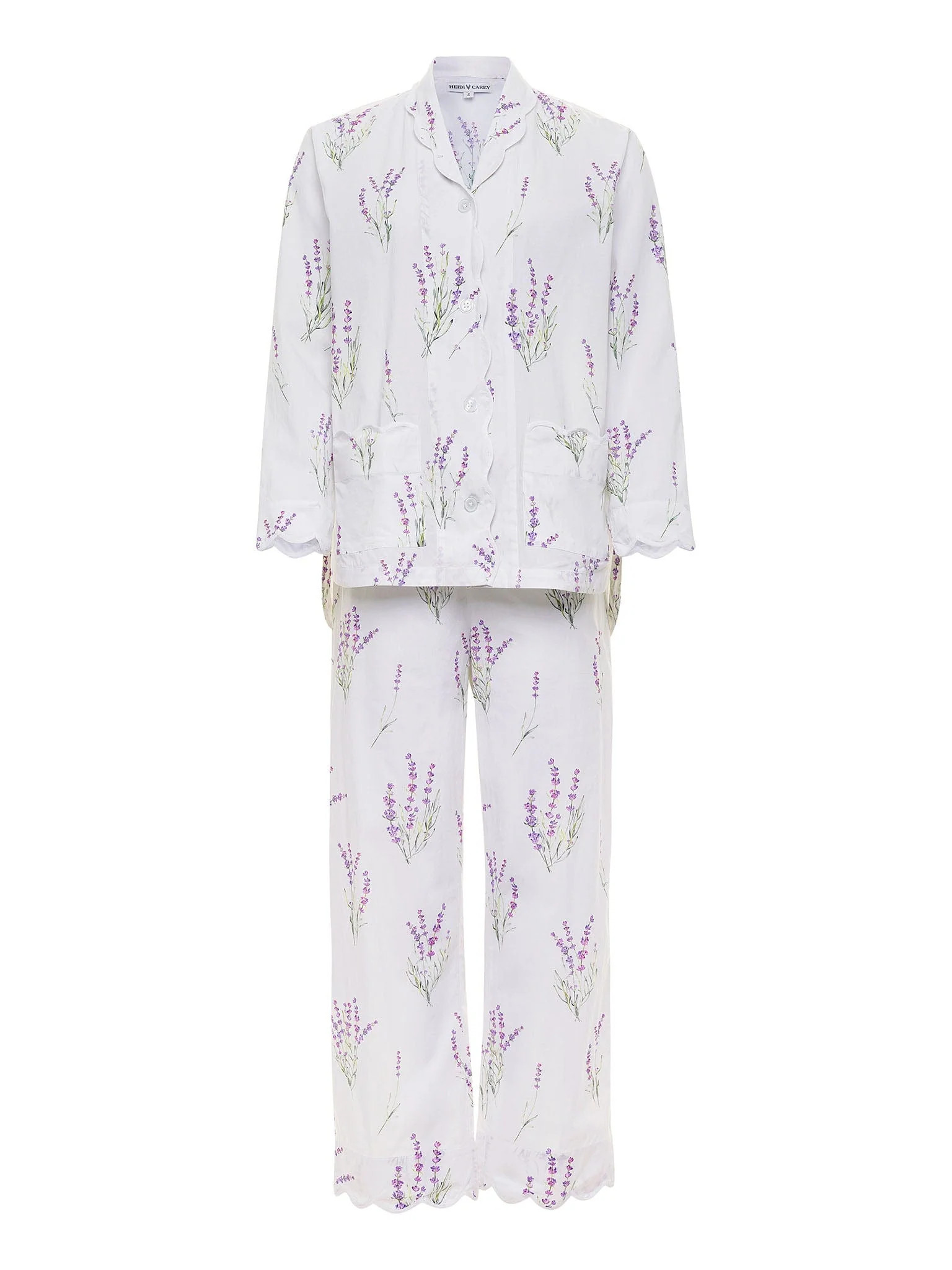 Lavender Print Pajamas | Heidi Carey