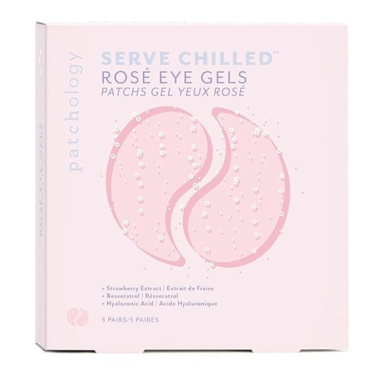 Patchology Serve Chilled Rosé Hydrating Under Eye Patches for Dark Circles, Beauty & Personal Ca... | Amazon (US)