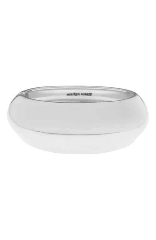 MARLYN SCHIFF Domed Bangle Bracelet in Silver at Nordstrom | Nordstrom