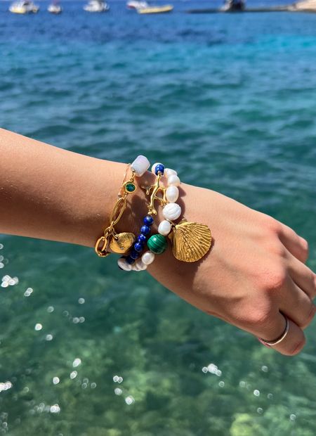 In my mermaid shell era wearing these stunning bracelet set from sequin save 20% code DANA20 

Vacation outfits, vacation, bracelet, jewelry, pearl 

#LTKStyleTip #LTKTravel #LTKSeasonal