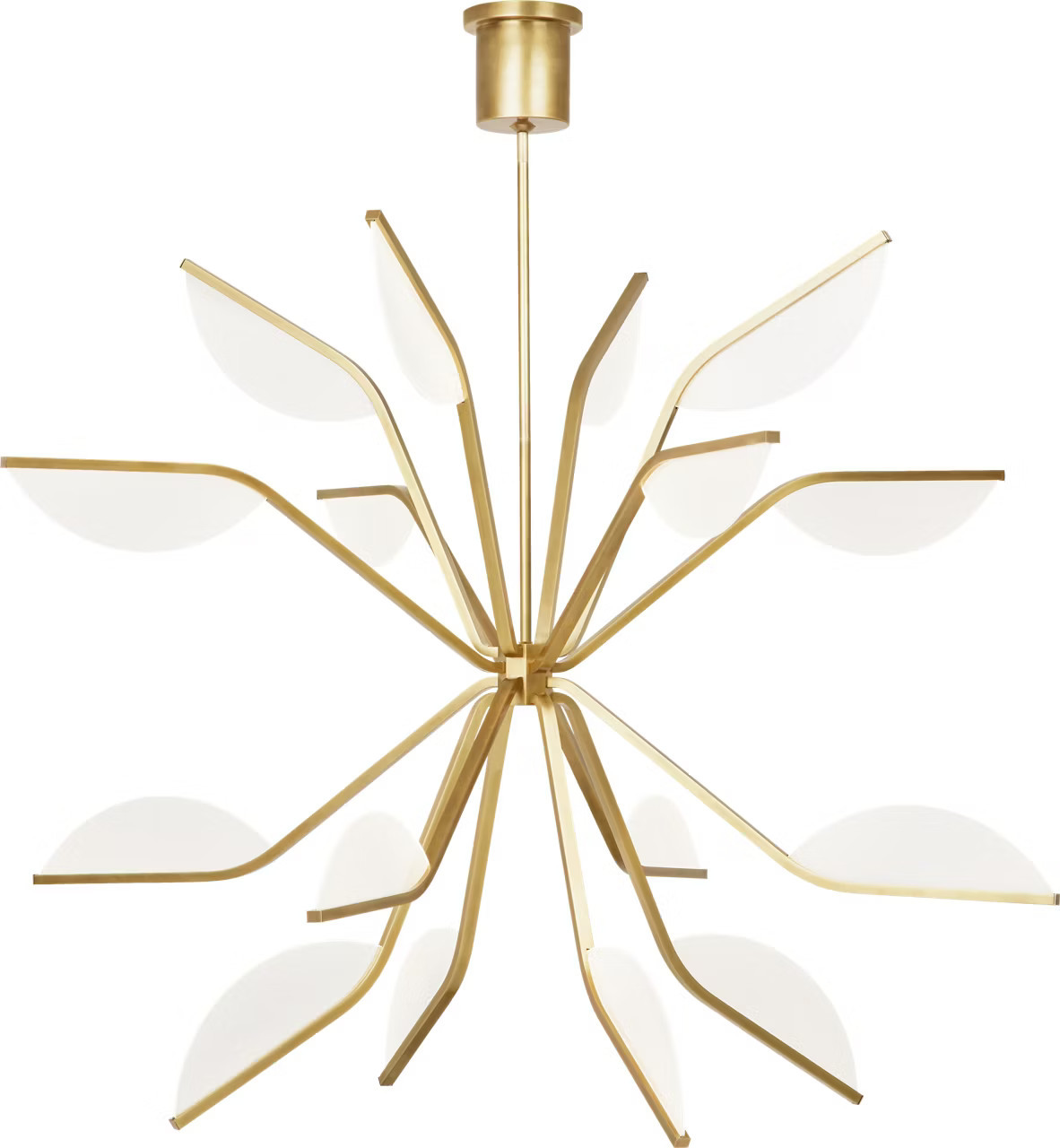 Belterra 43 Chandelier 43" Diameter Natural Brass LED 90 CRI 3000K 120VVisual Comfort | Visual Comfort