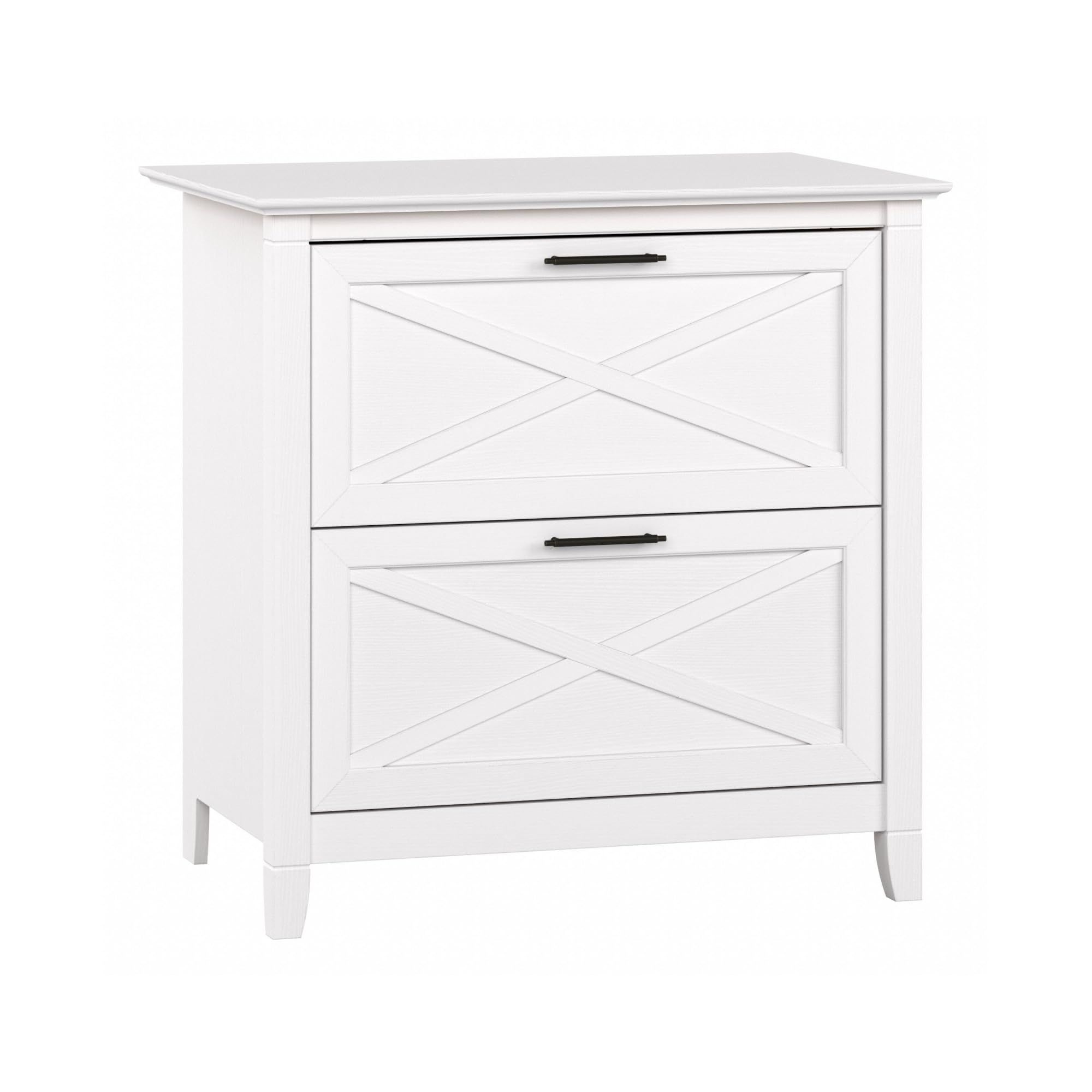 Bush Furniture Key West Lateral File Cabinet, Modern Farmhouse 2 Drawer File Cabinet for Home Office | Amazon (US)