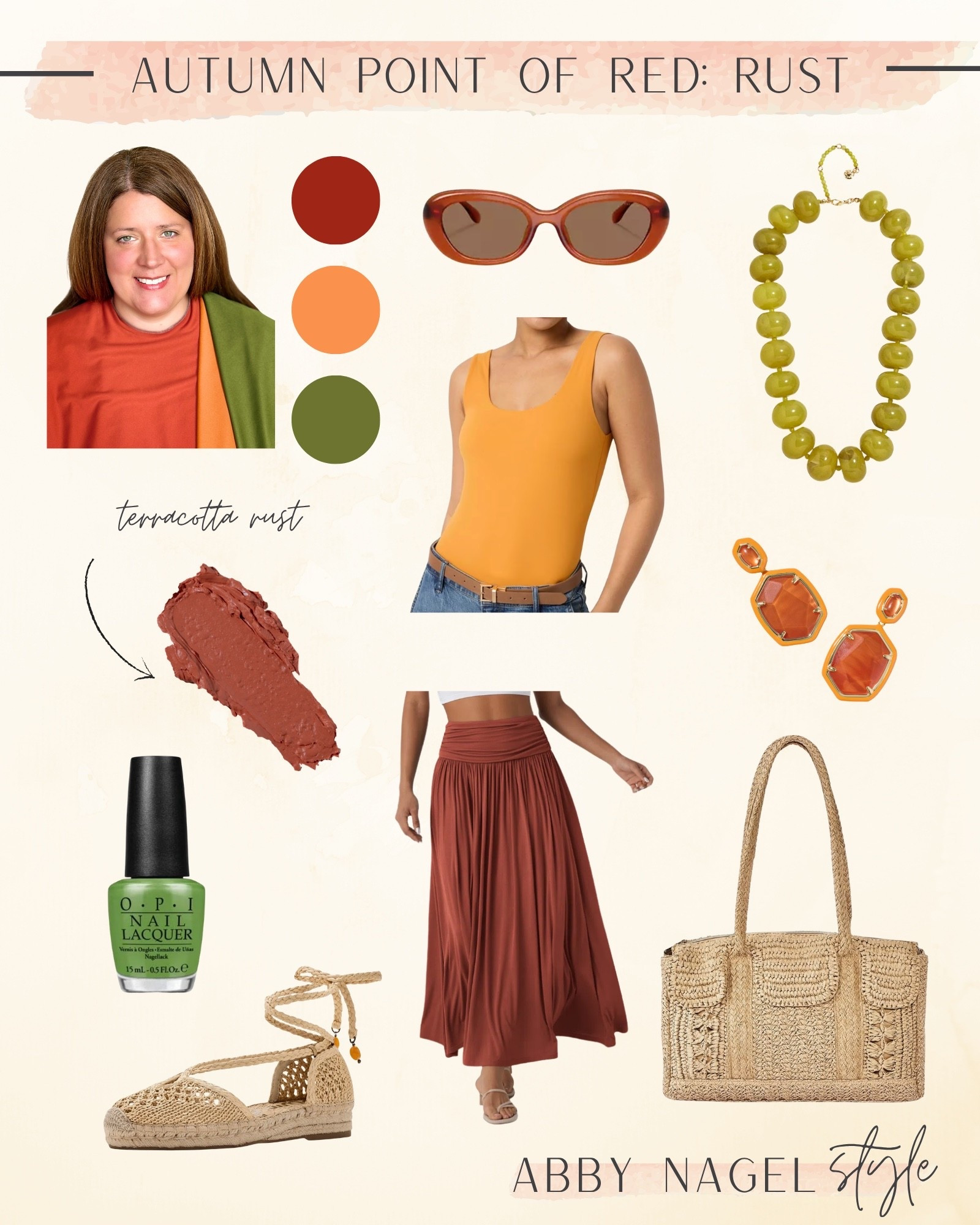 What to wear with the House of Colour Terracotta Rust Butter Balm
