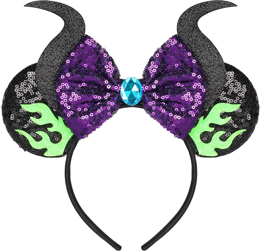 FANYITY Mouse Ears, Sequin Mouse Ears Headband for Boys Girls Women (MN) | Amazon (US)