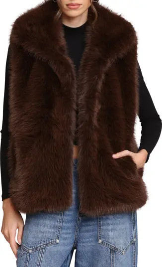 Oversize Faux Fur Vest | Nordstrom